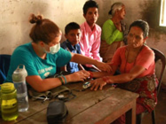 doctor giving an injection